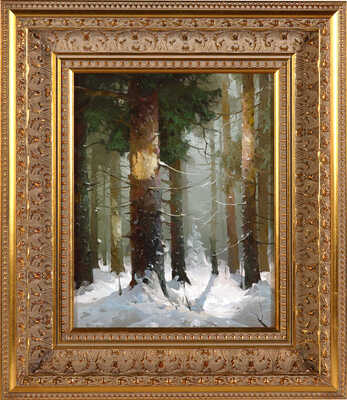 Быков Виктор Александрович. Зимний лес 